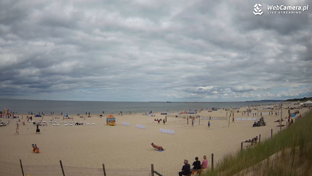 ŚWINOUJŚCIE - widok na plażę - 30 sierpień 2026, 12:26
