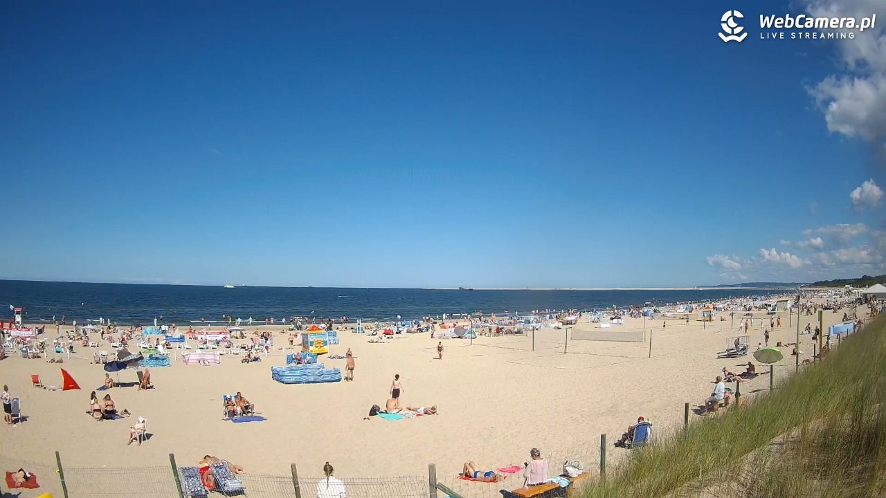 ŚWINOUJŚCIE - widok na plażę - 25 sierpień 2026, 14:28