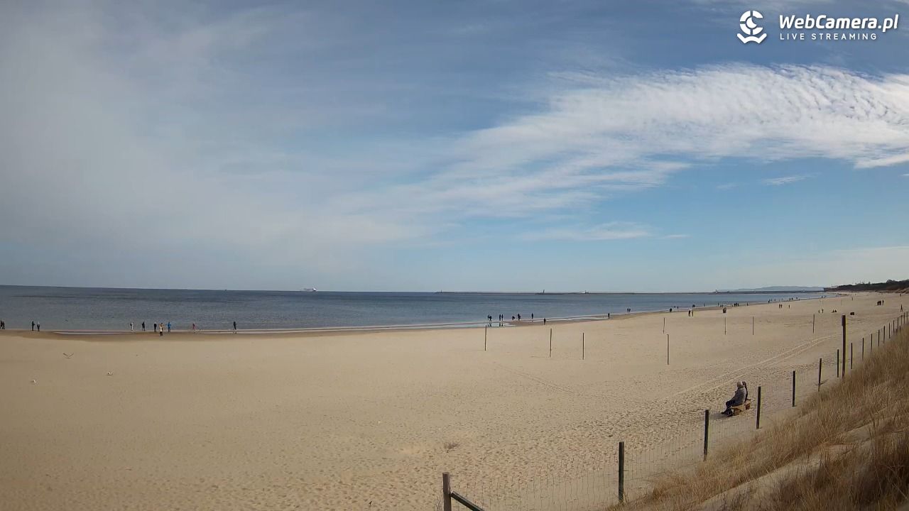 ŚWINOUJŚCIE - widok na plażę - 28 marzec 2026, 09:52