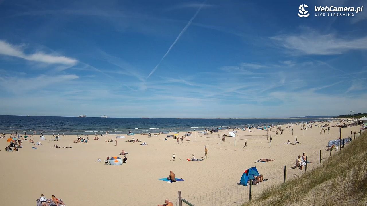 ŚWINOUJŚCIE - widok na plażę - 24 maj 2026, 13:30