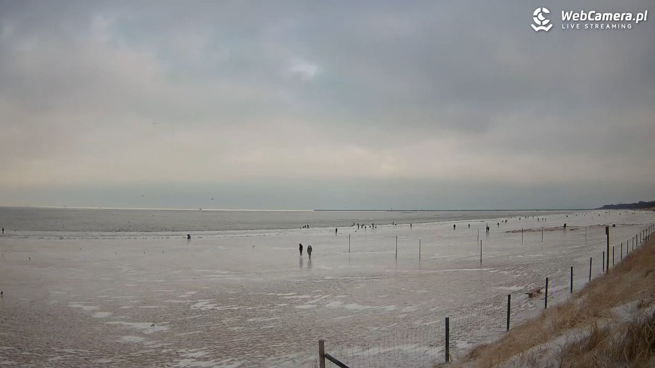 ŚWINOUJŚCIE - widok na plażę - 08 luty 2026, 13:50