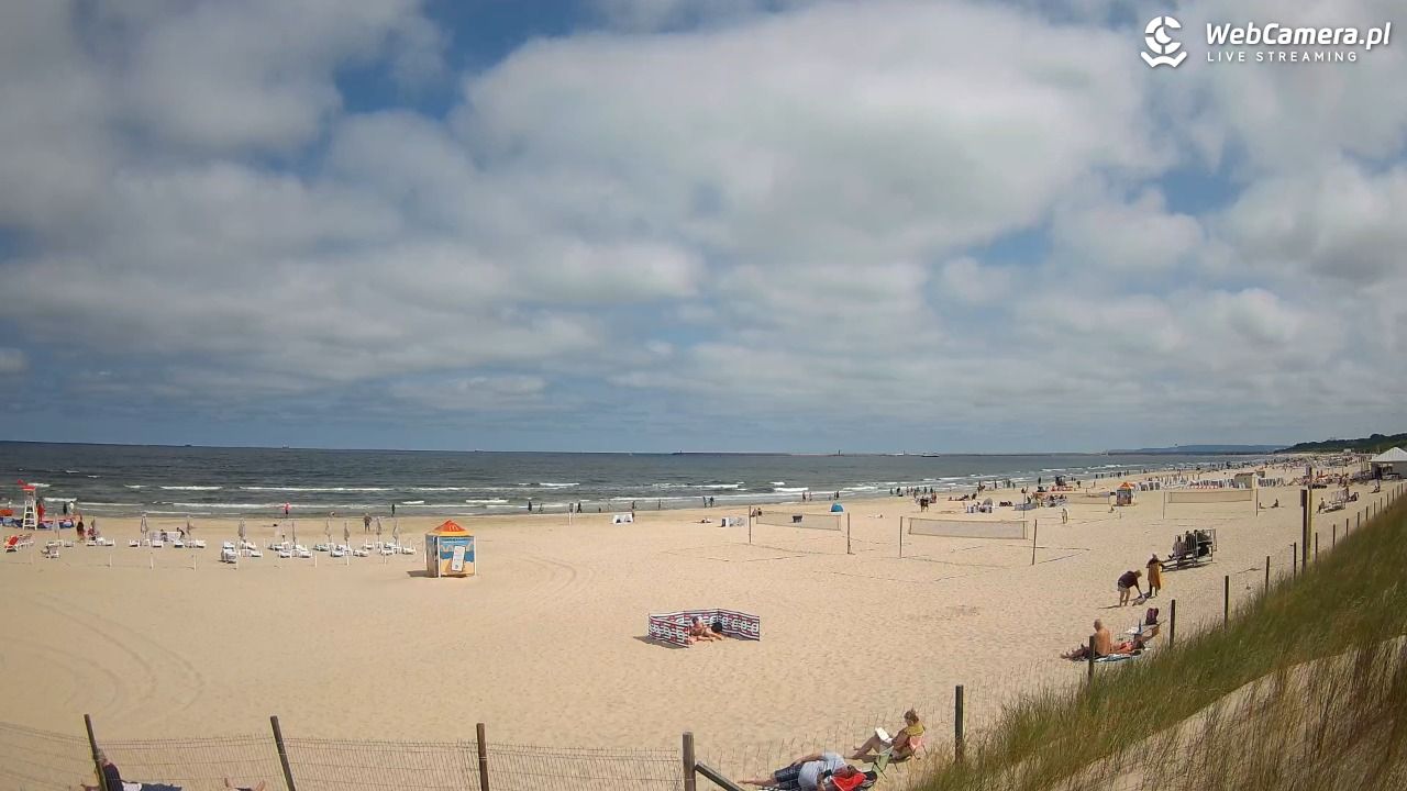ŚWINOUJŚCIE - widok na plażę - 13 lipiec 2026, 12:02