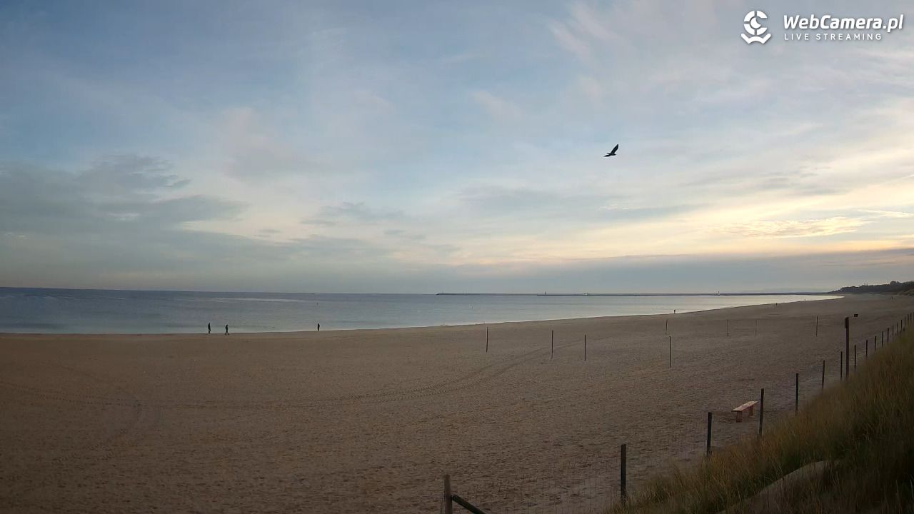 ŚWINOUJŚCIE - widok na plażę - 05 listopad 2025, 07:51