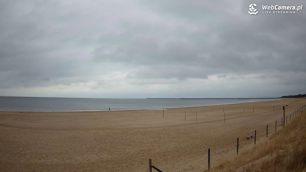 ŚWINOUJŚCIE - widok na plażę - 30 marzec 2026, 09:05