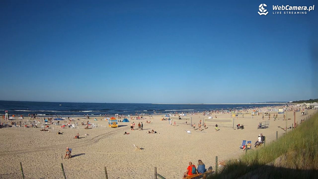 ŚWINOUJŚCIE - widok na plażę - 27 sierpień 2026, 17:18