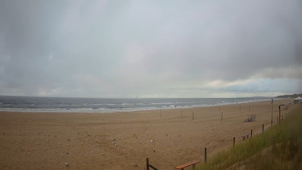 ŚWINOUJŚCIE - widok na plażę - 12 październik 2026, 06:53