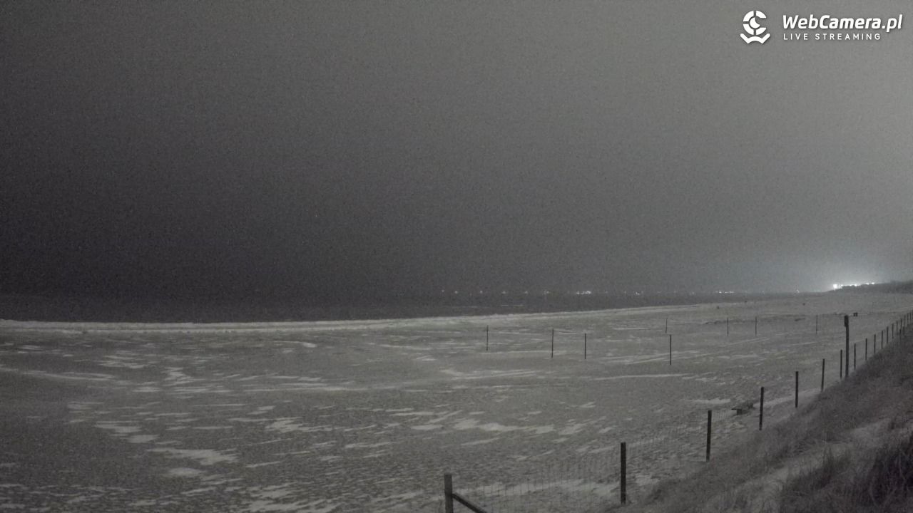 ŚWINOUJŚCIE - widok na plażę - 06 luty 2026, 19:47