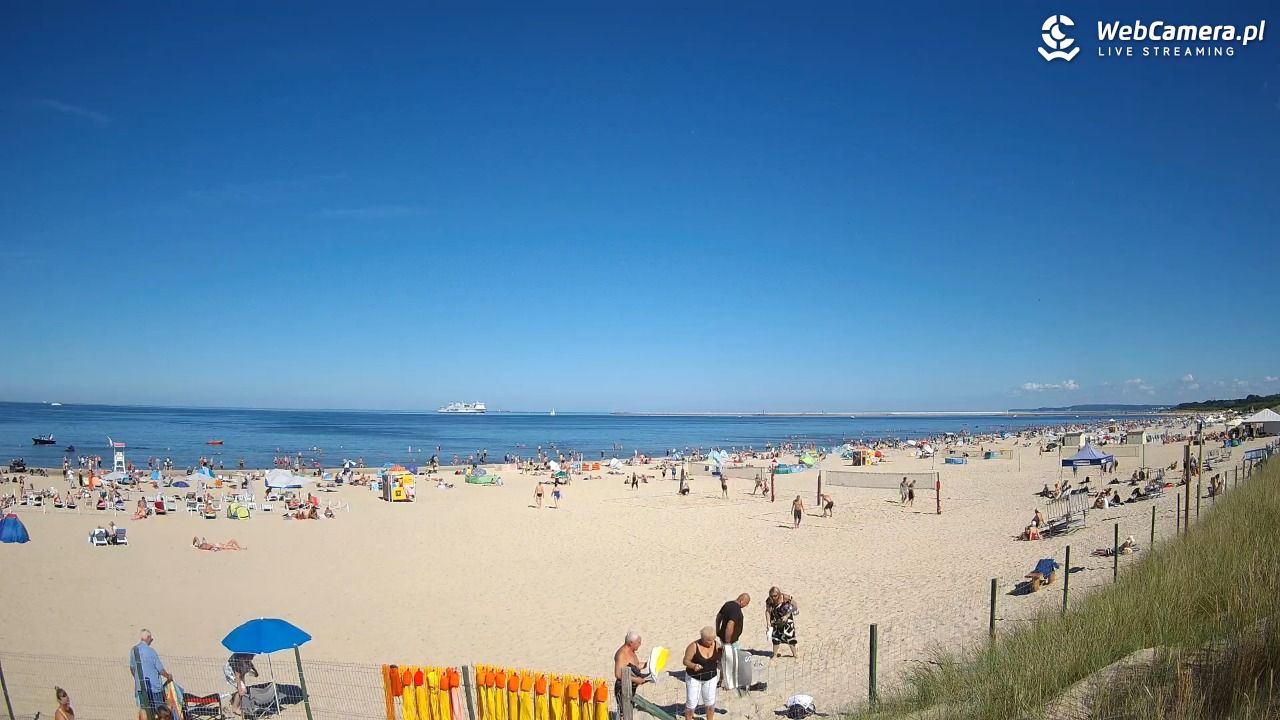 ŚWINOUJŚCIE - widok na plażę - 31 sierpień 2025, 13:52