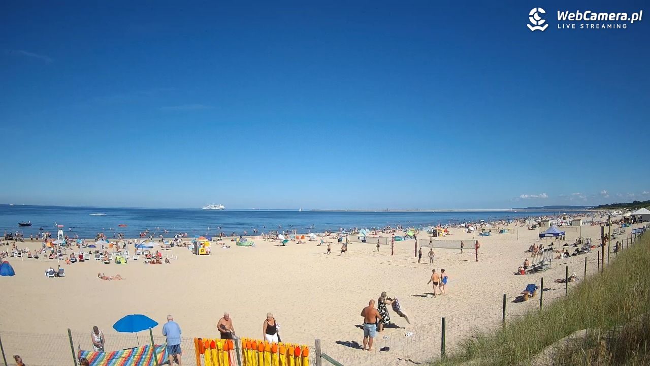 ŚWINOUJŚCIE - widok na plażę - 31 sierpień 2025, 13:51