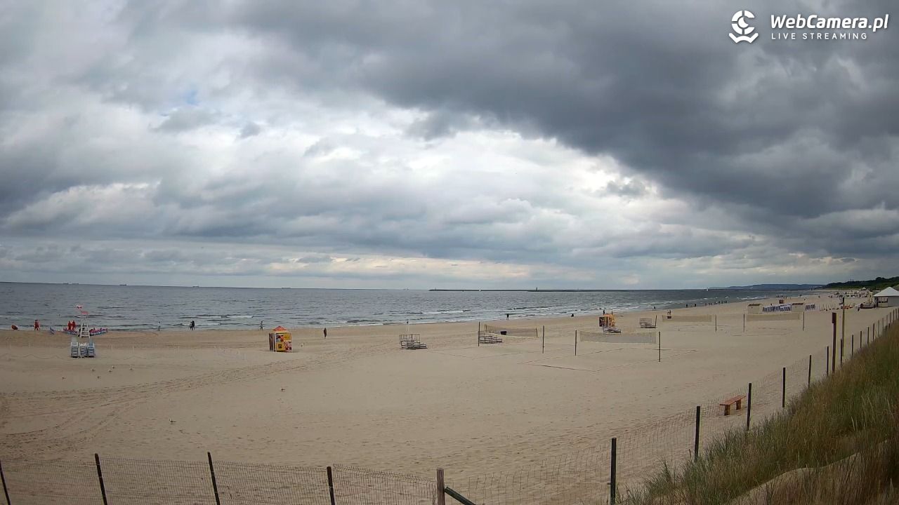 ŚWINOUJŚCIE - widok na plażę - 25 czerwiec 2025, 09:42