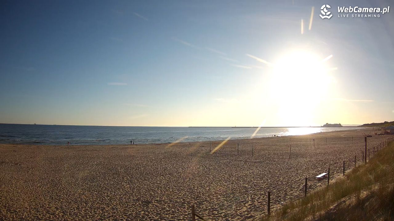 ŚWINOUJŚCIE - widok na plażę - 25 maj 2026, 06:25