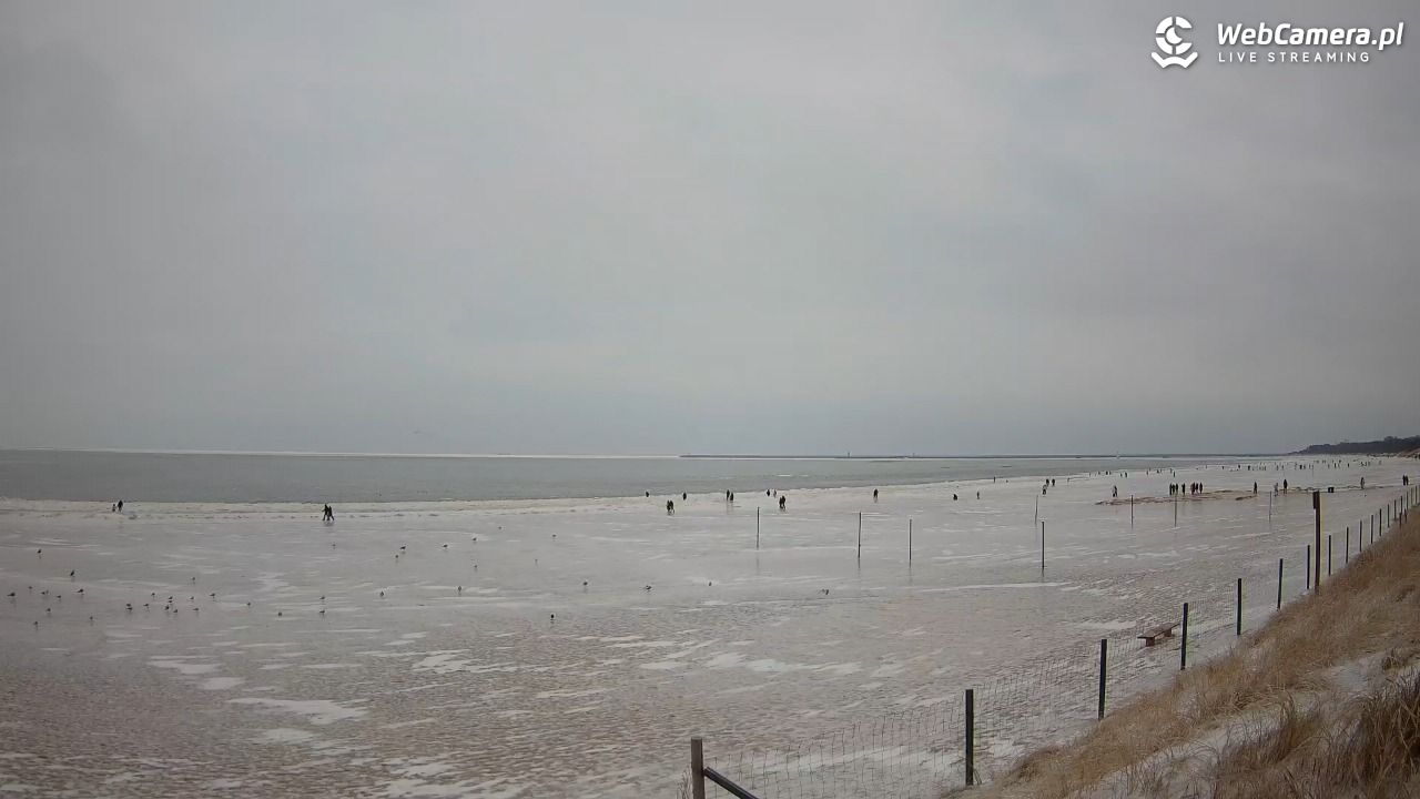 ŚWINOUJŚCIE - widok na plażę - 08 luty 2026, 11:46