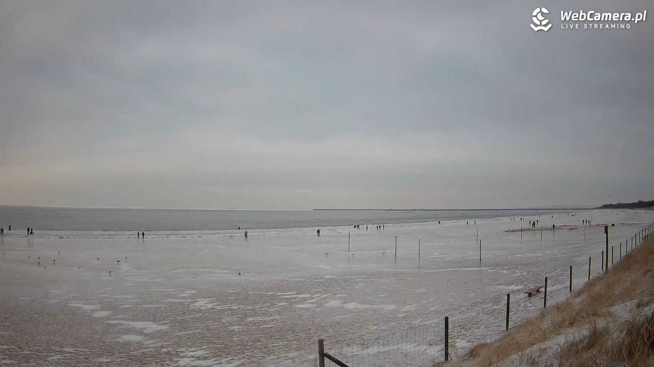 ŚWINOUJŚCIE - widok na plażę - 08 luty 2026, 15:05