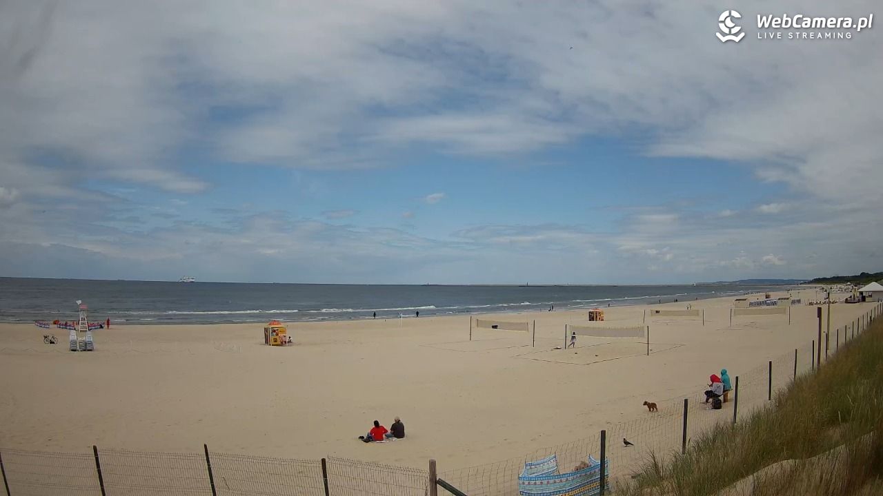 ŚWINOUJŚCIE - widok na plażę - 24 czerwiec 2025, 13:41