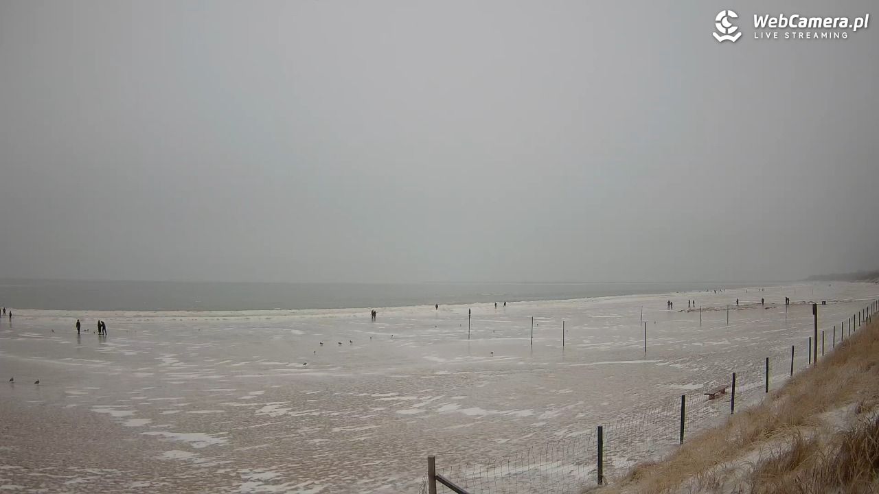 ŚWINOUJŚCIE - widok na plażę - 07 luty 2026, 10:37