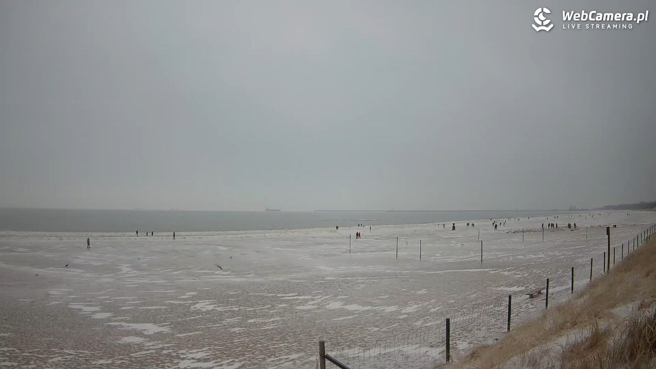 ŚWINOUJŚCIE - widok na plażę - 06 luty 2026, 13:59