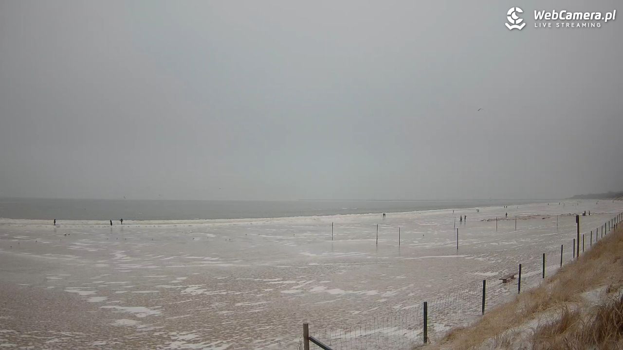 ŚWINOUJŚCIE - widok na plażę - 07 luty 2026, 10:06