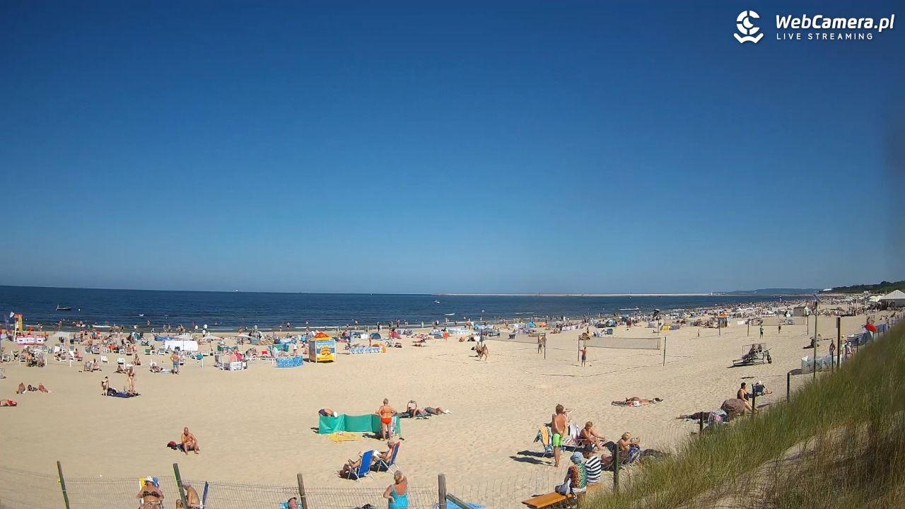 ŚWINOUJŚCIE - widok na plażę - 27 sierpień 2026, 13:23