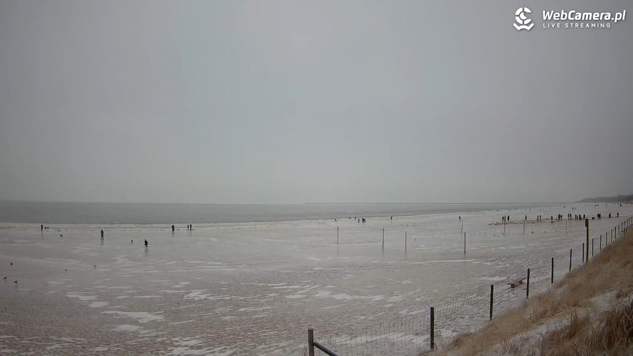 ŚWINOUJŚCIE - widok na plażę - 07 luty 2026, 13:02