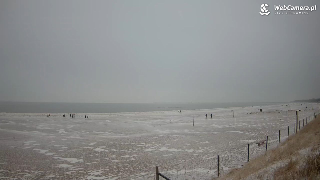 ŚWINOUJŚCIE - widok na plażę - 06 luty 2026, 13:02