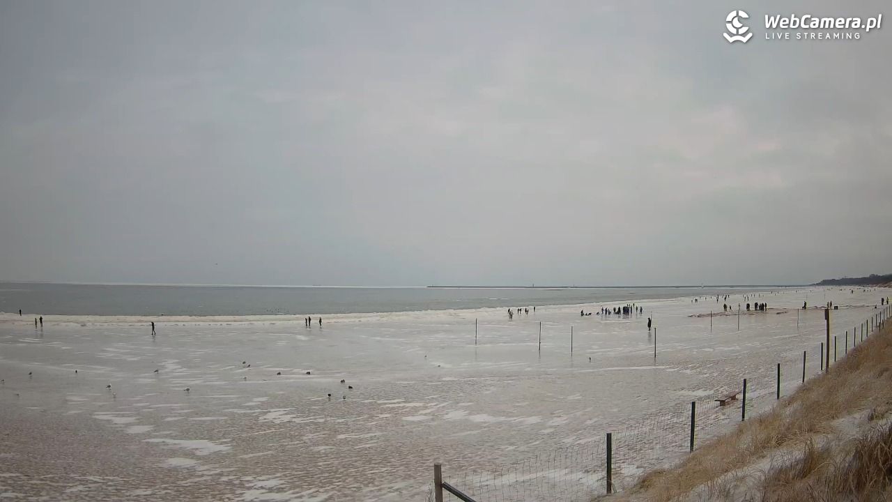 ŚWINOUJŚCIE - widok na plażę - 08 luty 2026, 11:05