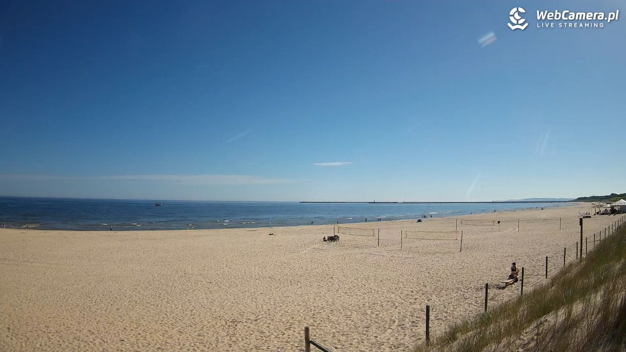 ŚWINOUJŚCIE - widok na plażę - 25 maj 2026, 09:20
