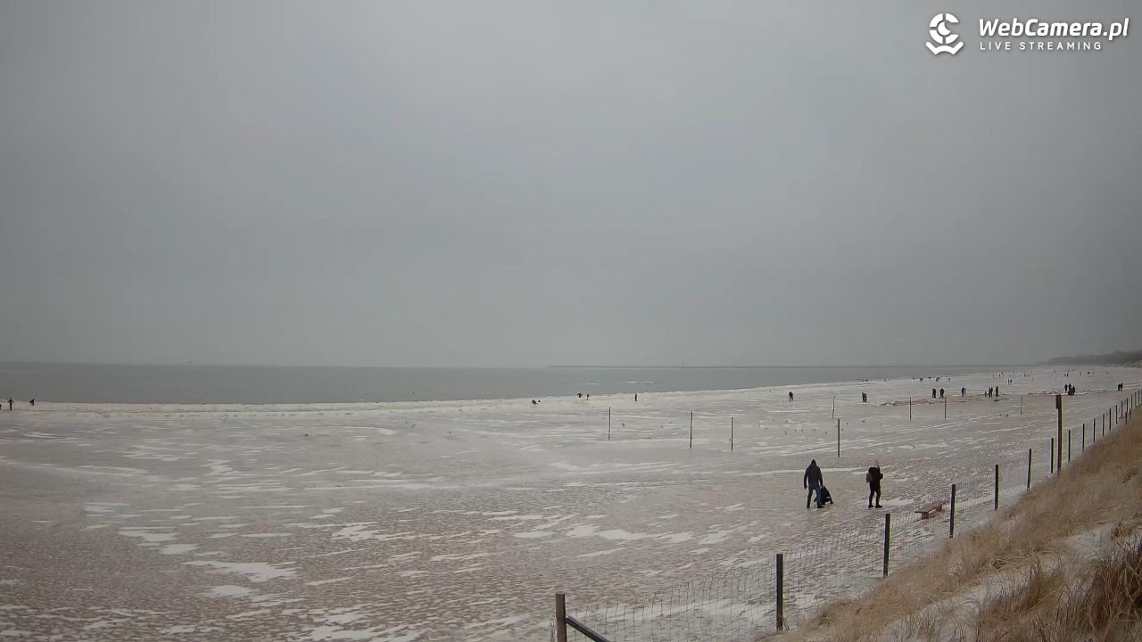 ŚWINOUJŚCIE - widok na plażę - 06 luty 2026, 15:50
