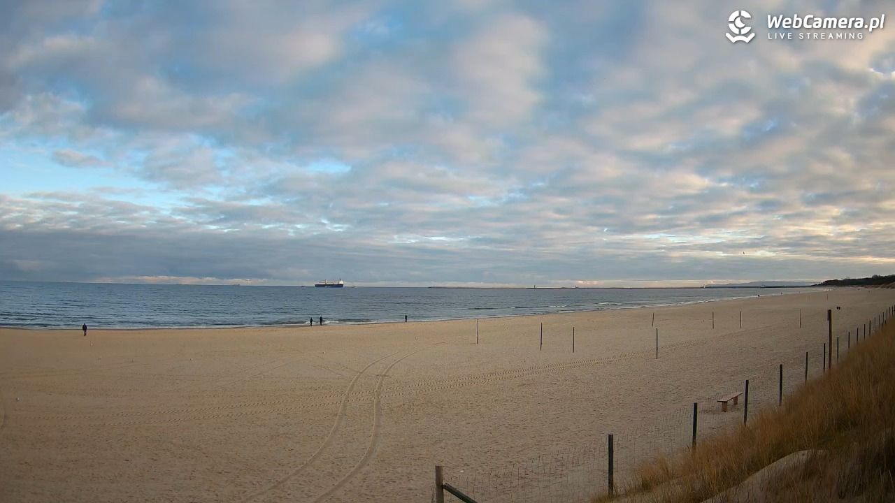 ŚWINOUJŚCIE - widok na plażę - 23 grudzień 2025, 09:31