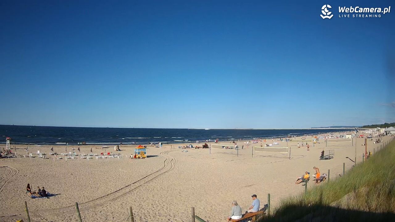ŚWINOUJŚCIE - widok na plażę - 25 sierpień 2026, 17:19