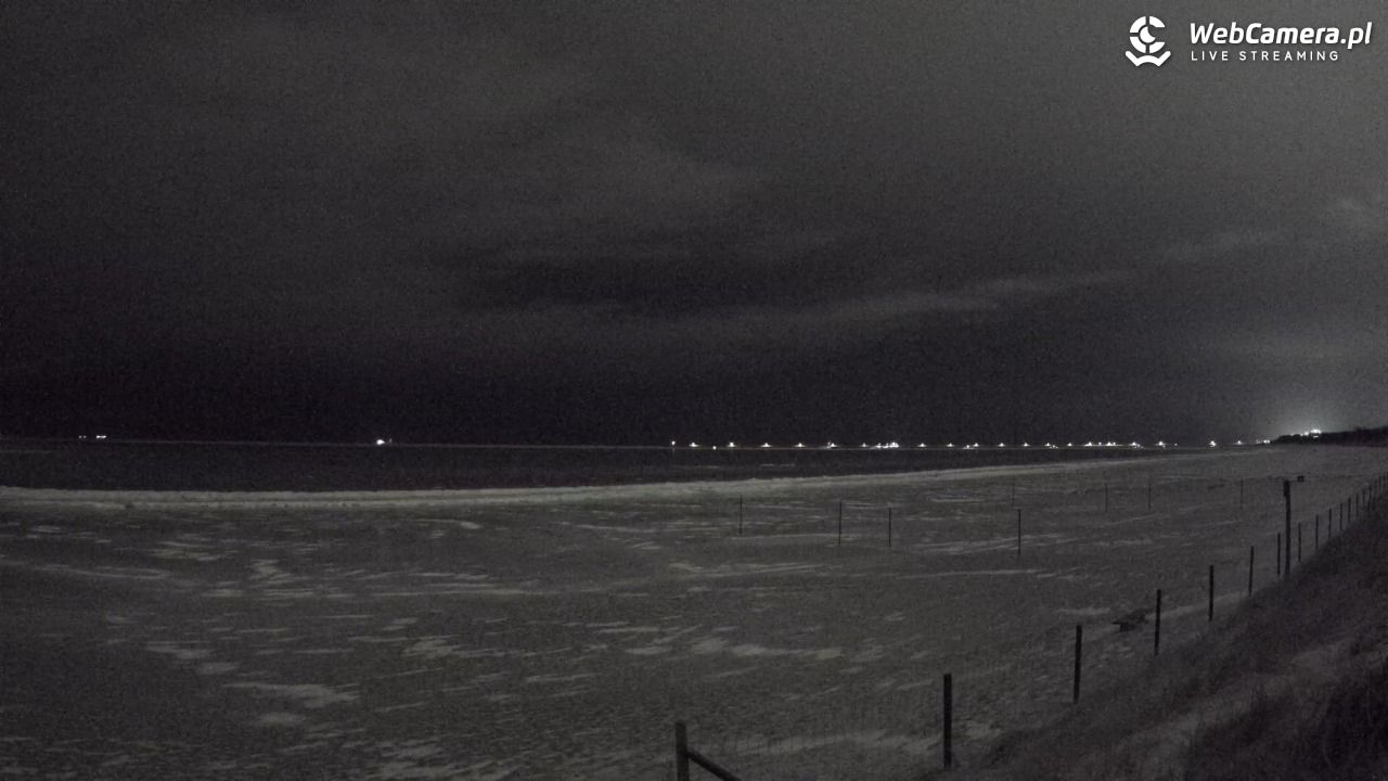 ŚWINOUJŚCIE - widok na plażę - 07 luty 2026, 22:42