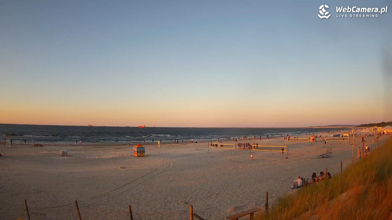 ŚWINOUJŚCIE - widok na plażę - 25 sierpień 2026, 19:59