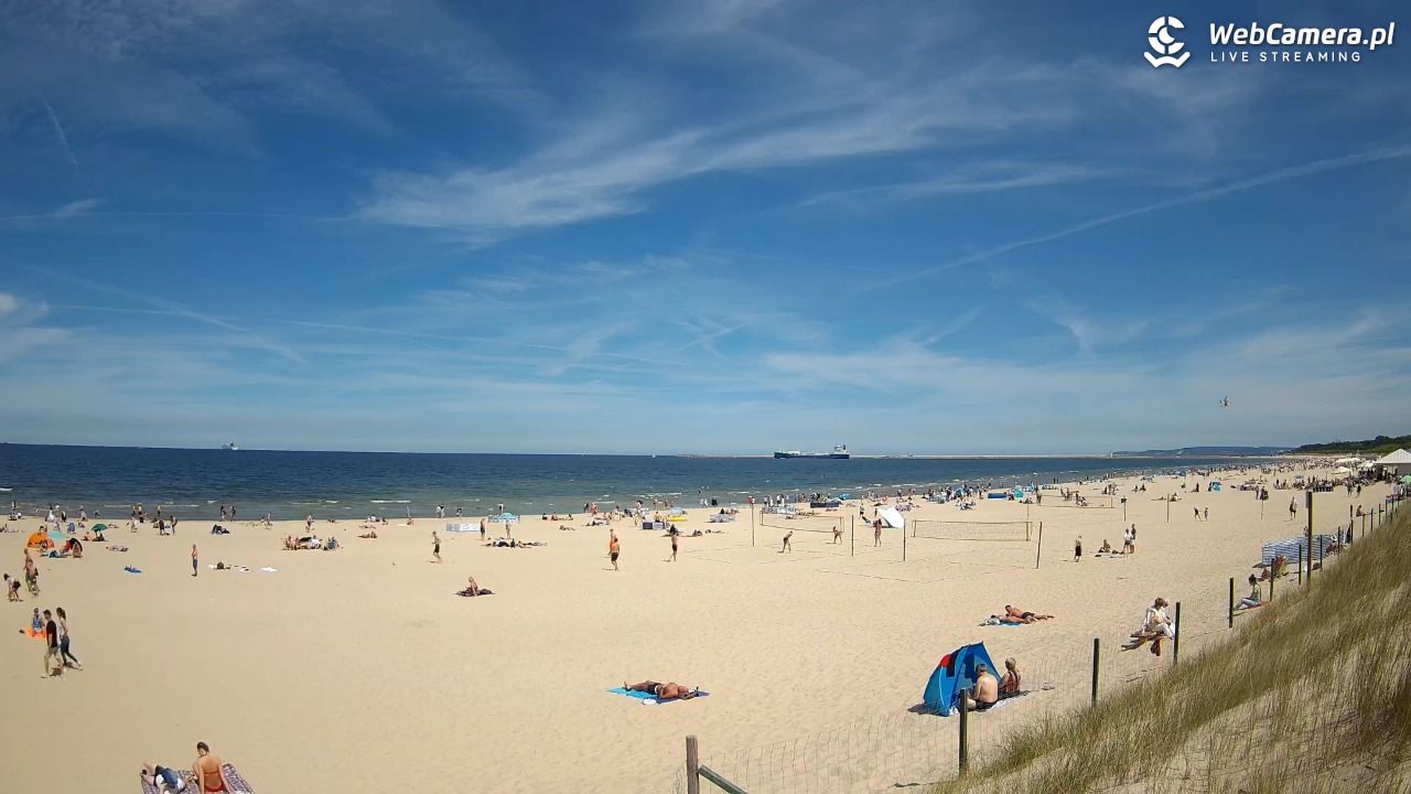 ŚWINOUJŚCIE - widok na plażę - 24 maj 2026, 13:10