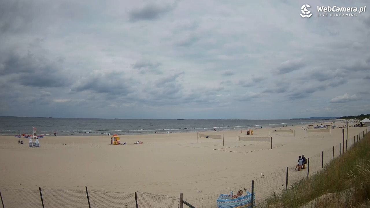 ŚWINOUJŚCIE - widok na plażę - 24 czerwiec 2025, 14:06