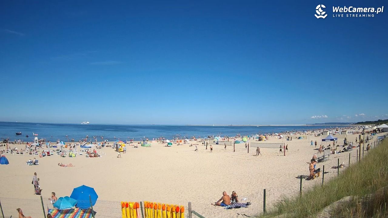 ŚWINOUJŚCIE - widok na plażę - 31 sierpień 2025, 13:49