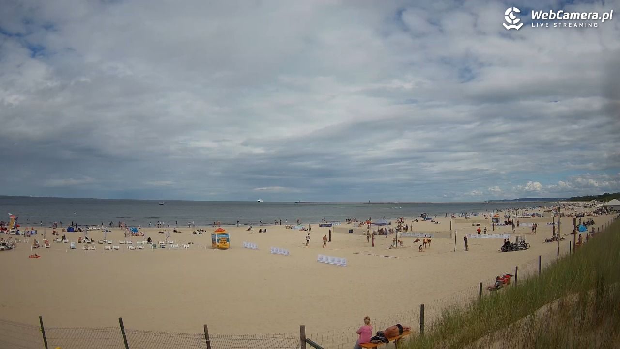 ŚWINOUJŚCIE - widok na plażę - 30 sierpień 2026, 13:48