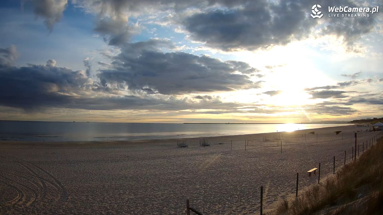 ŚWINOUJŚCIE - widok na plażę - 08 maj 2025, 06:07