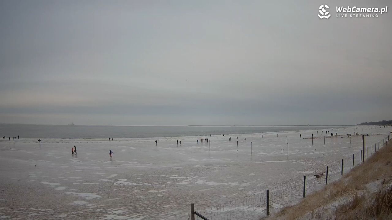 ŚWINOUJŚCIE - widok na plażę - 07 luty 2026, 15:07