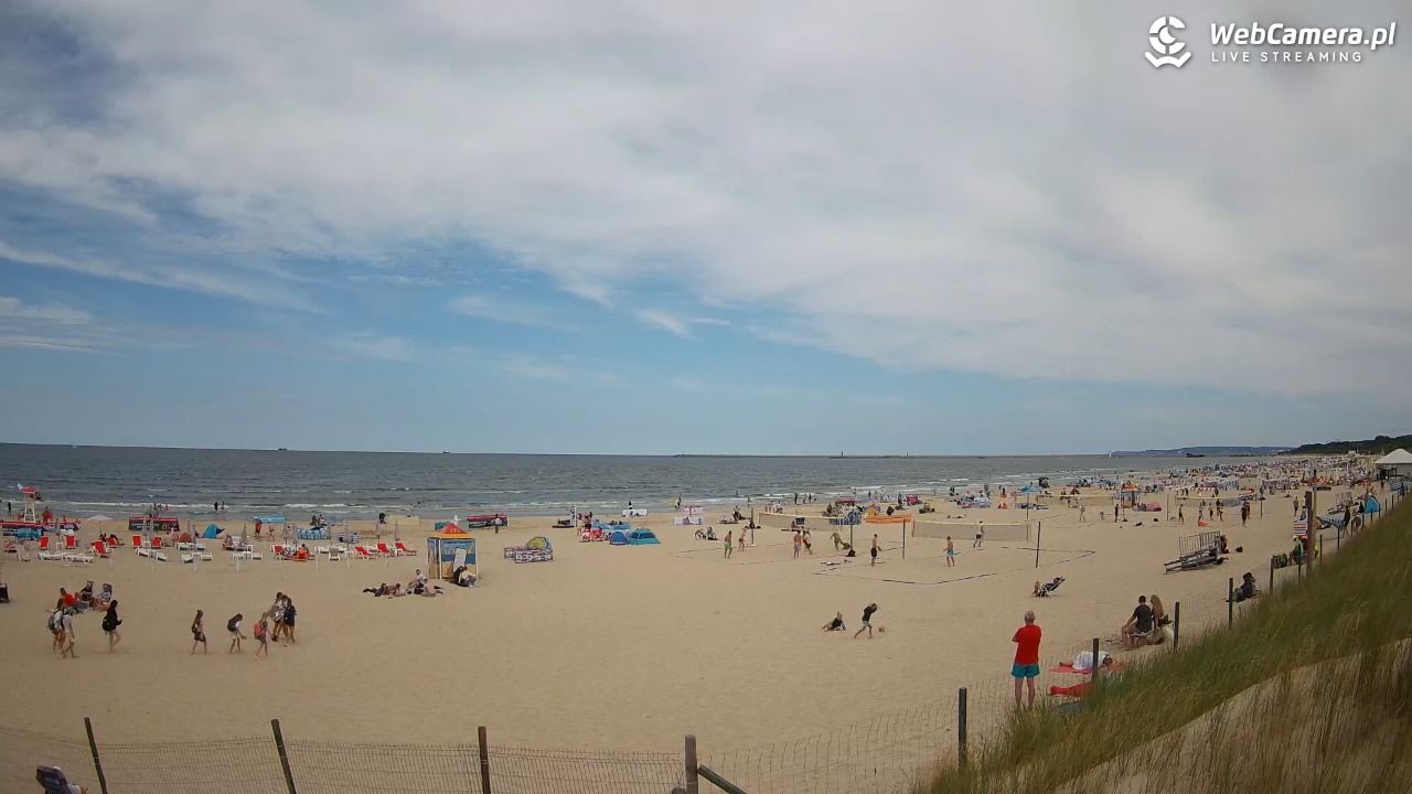 ŚWINOUJŚCIE - widok na plażę - 14 lipiec 2026, 14:28