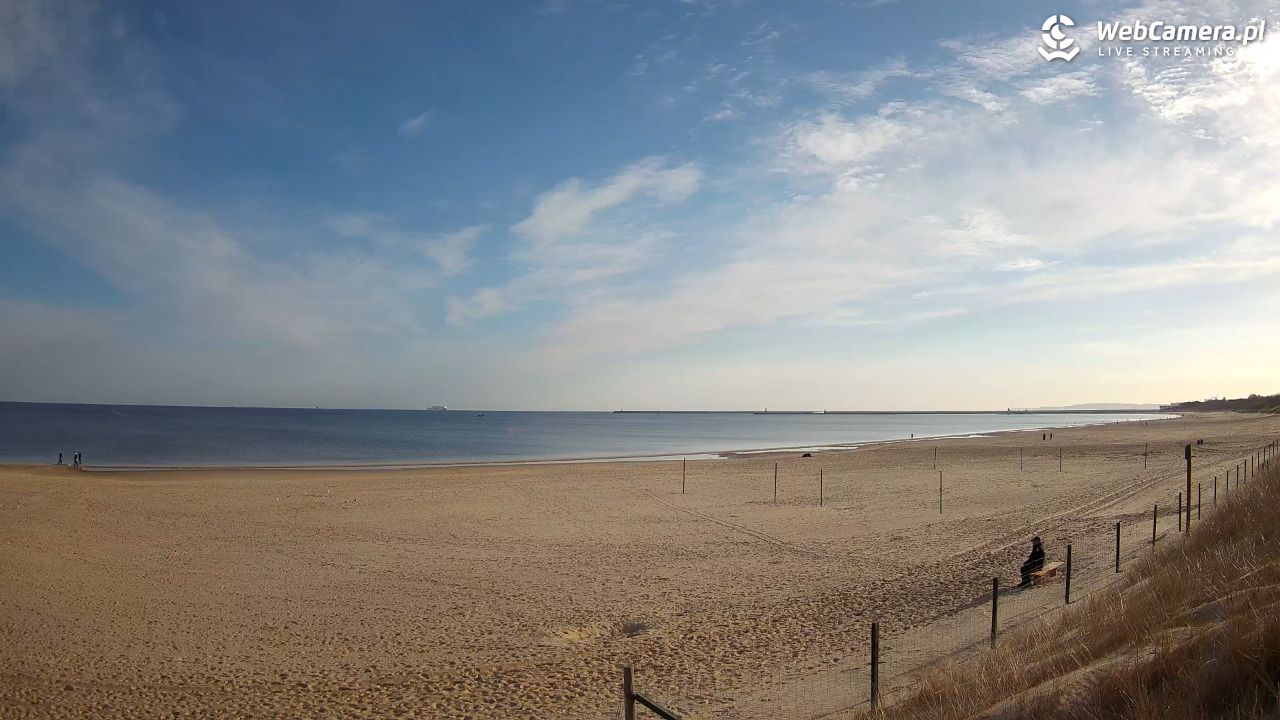 ŚWINOUJŚCIE - widok na plażę - 28 marzec 2026, 07:52