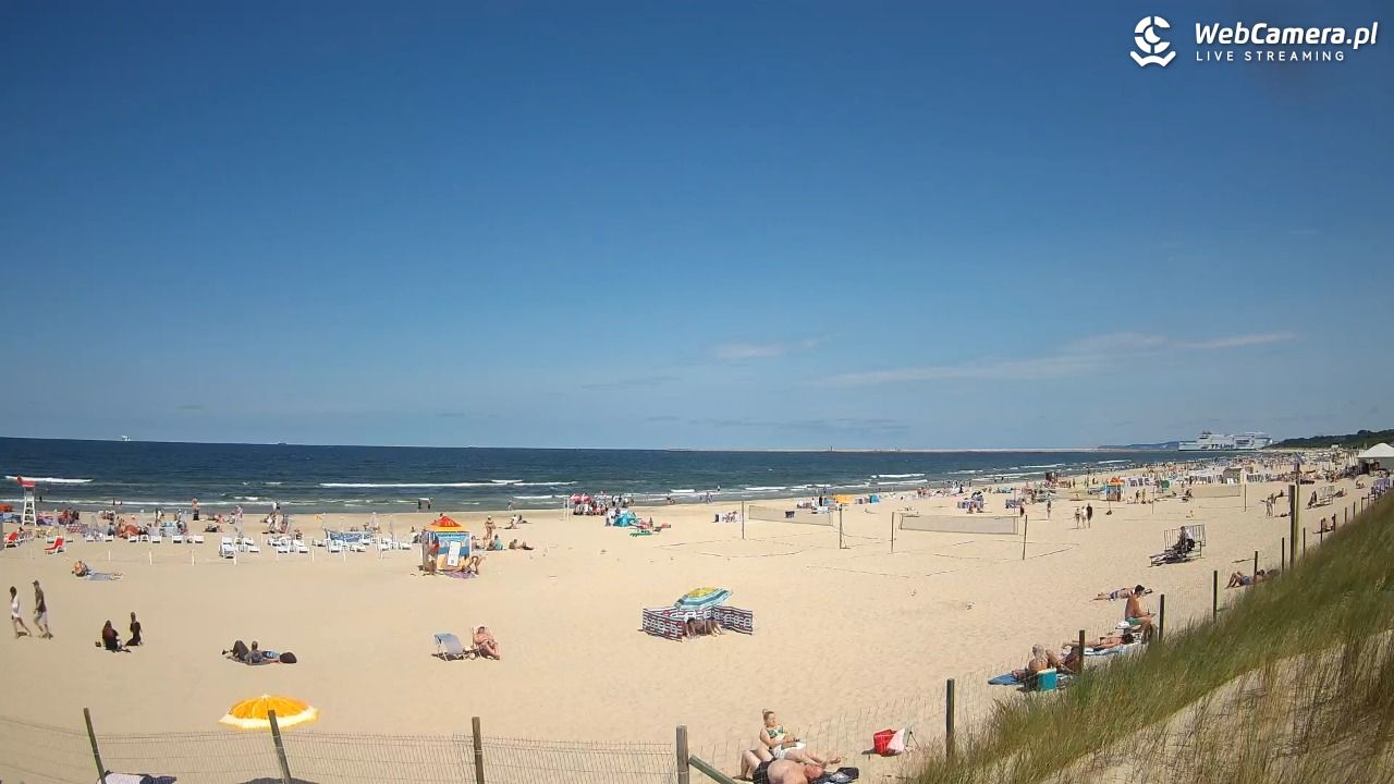ŚWINOUJŚCIE - widok na plażę - 13 lipiec 2026, 13:36