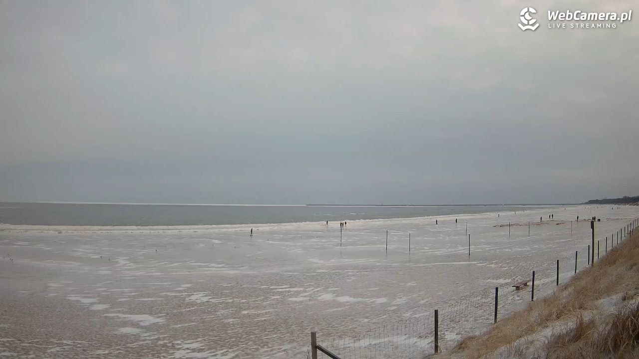 ŚWINOUJŚCIE - widok na plażę - 08 luty 2026, 09:58