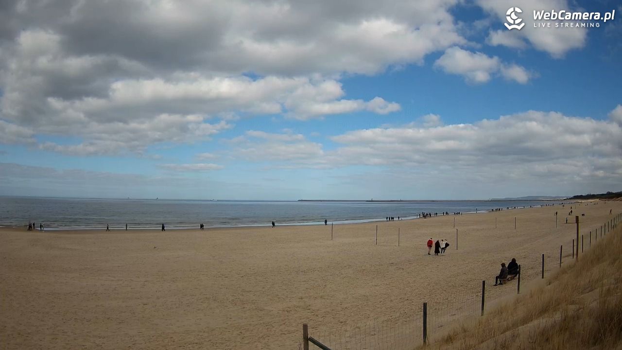 ŚWINOUJŚCIE - widok na plażę - 29 marzec 2026, 14:40