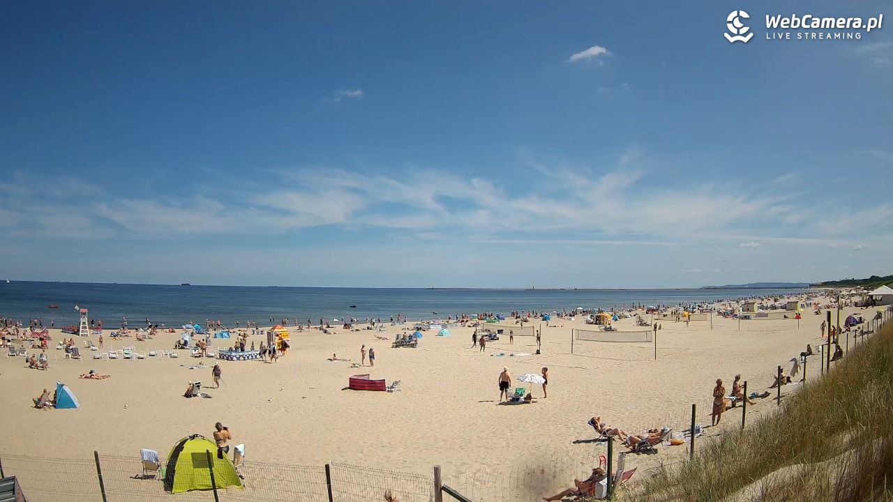 ŚWINOUJŚCIE - widok na plażę - 26 czerwiec 2025, 11:38