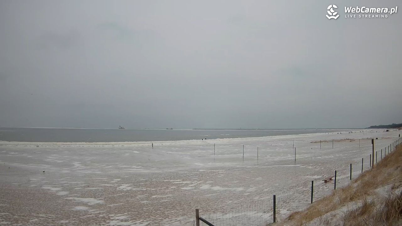 ŚWINOUJŚCIE - widok na plażę - 09 luty 2026, 11:53