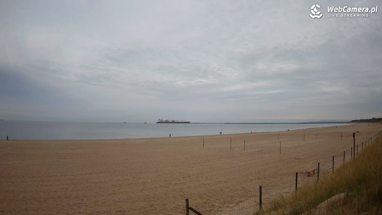 ŚWINOUJŚCIE - widok na plażę - 02 listopad 2025, 08:43