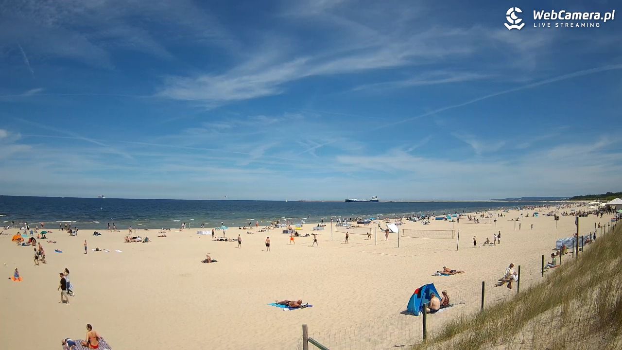 ŚWINOUJŚCIE - widok na plażę - 24 maj 2026, 13:10