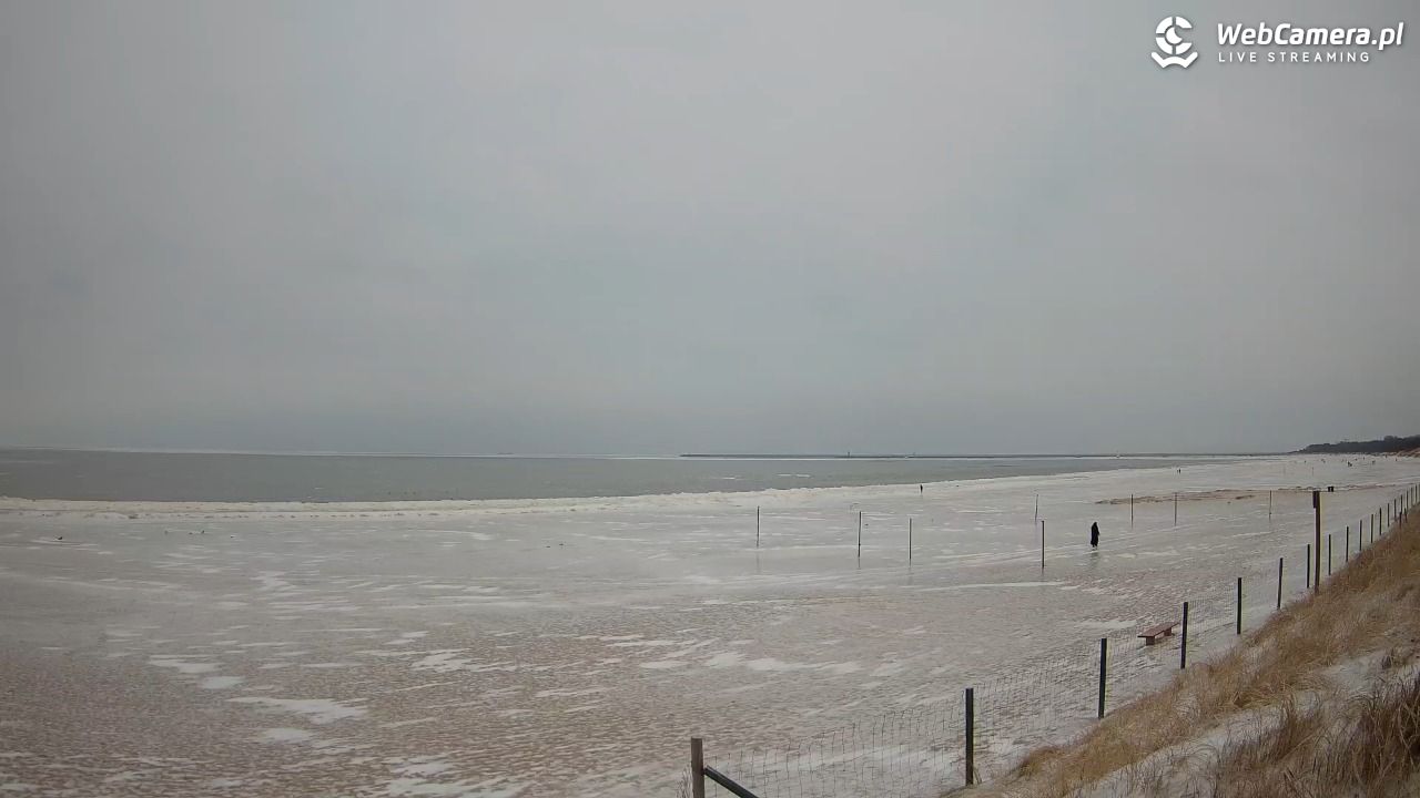 ŚWINOUJŚCIE - widok na plażę - 09 luty 2026, 10:22