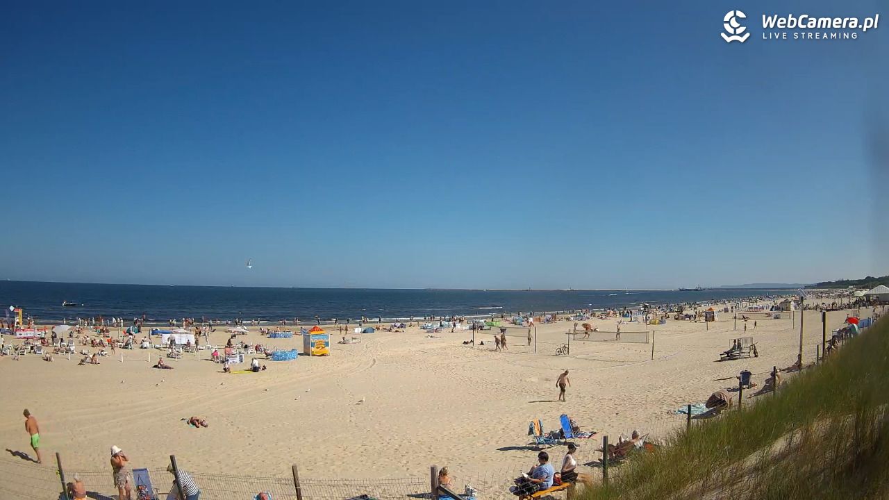 ŚWINOUJŚCIE - widok na plażę - 27 sierpień 2026, 11:24