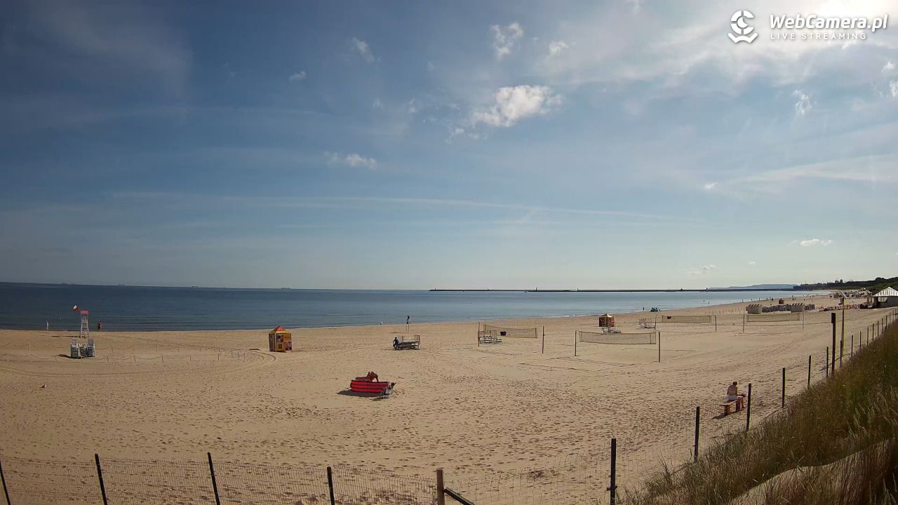 ŚWINOUJŚCIE - widok na plażę - 26 czerwiec 2025, 08:53