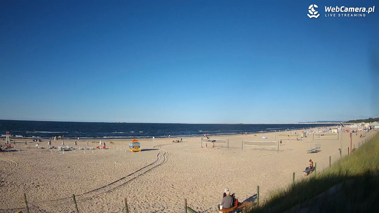 ŚWINOUJŚCIE - widok na plażę - 25 sierpień 2026, 17:56